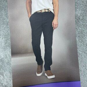Weatherproof Vintage Hybrid Tech Pant Men’s 30x32 Black Stretchy Slim Fit a0642